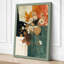 Geometric Bloom Arrangement Mid-Century - Wrapped Canvas-1558694119-1558694122