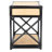 Alvie 18.5'' W Plywood / Laminate Board Nightstand-307688292