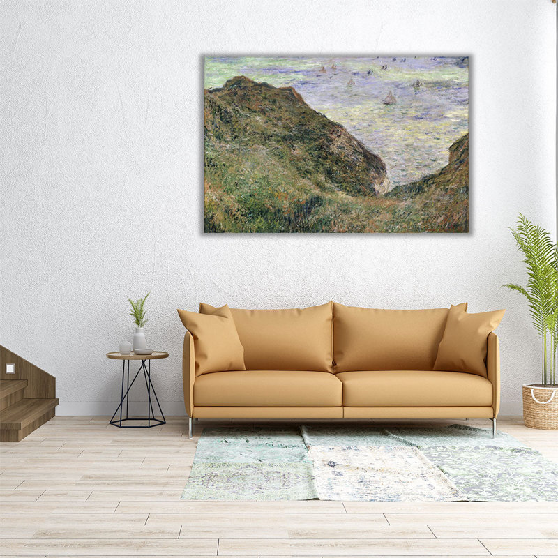 Vue sur la mer, 1882 - reproduction d'art sur toile, H 24 po x l 36 po