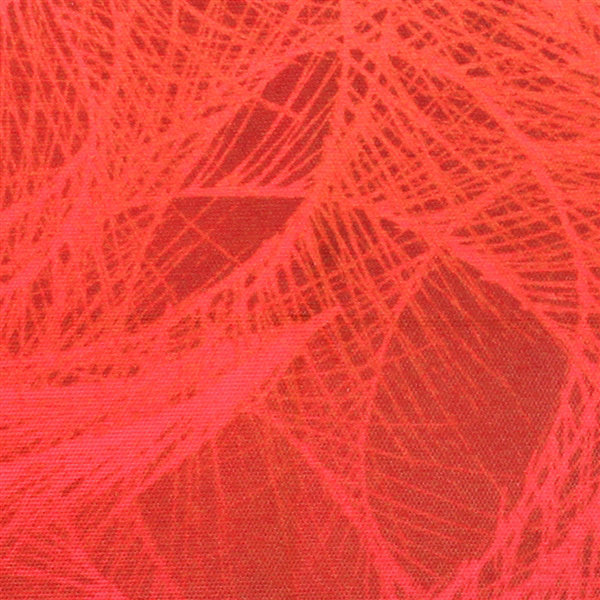 Abstract Reversible Throw Pillow, Red
