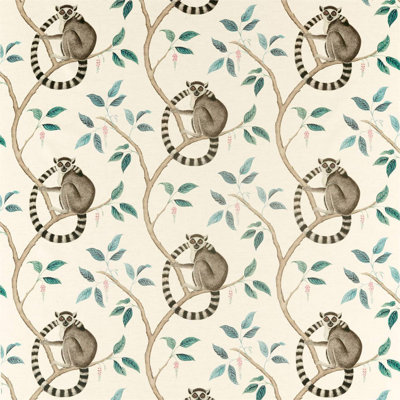 Ringtailed Lemur Fabric