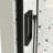 Sliding Shower Door With 5/16" Tempered Glass, Matted Black, Versatile Application Glass Bathroom - Sliding, Matte Black Look