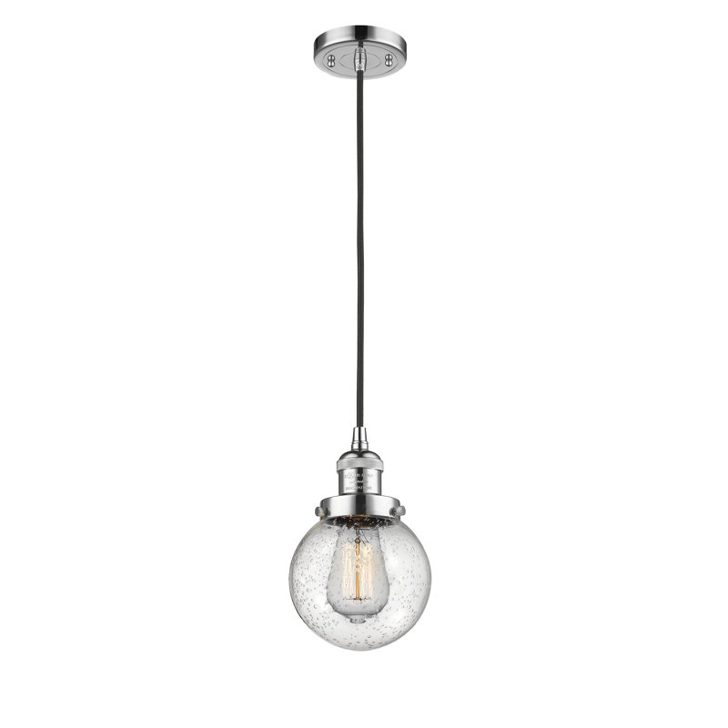 Clementina 1 - Light Single Pendant, Antique Brass, Seedy, No Bulb Included
