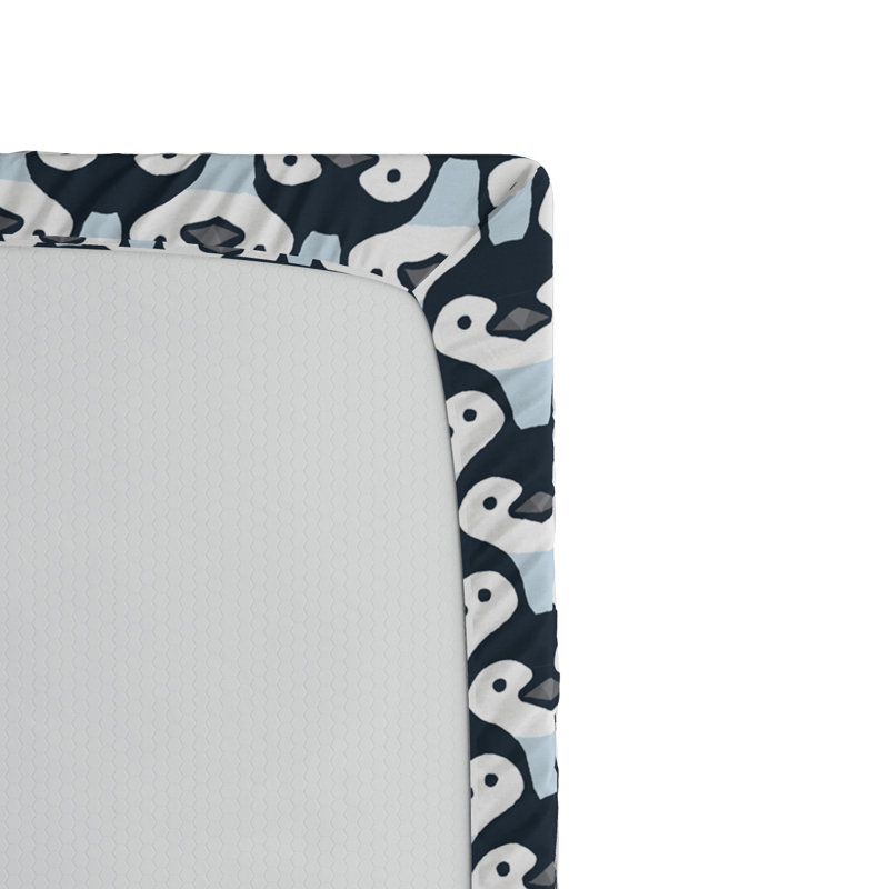 Microfiber Patterned Fitted Sheet, Full/Double Fitted Sheet