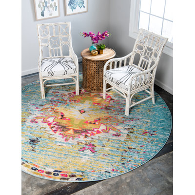 Tapis turquoise Jahanna