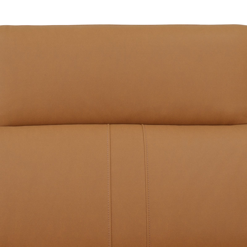  6 - Piece Premium Breathing Leather Power  Reclining Sectional with Adjustable Headrest,Console