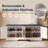 47.2" Storage Bench with Shoe Storage, 2-Tier Entryway Bench with Adjustable Shelf and Removable Cushion-775397988