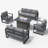 5 Piece Sofa Seating Group With Cushions-1509637773