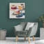 Art mural sur toile tendue - "Sweet Elegance II" par Paula Freeman pour décoration de salon, de chambre à coucher ou de bureau - 14 x 14