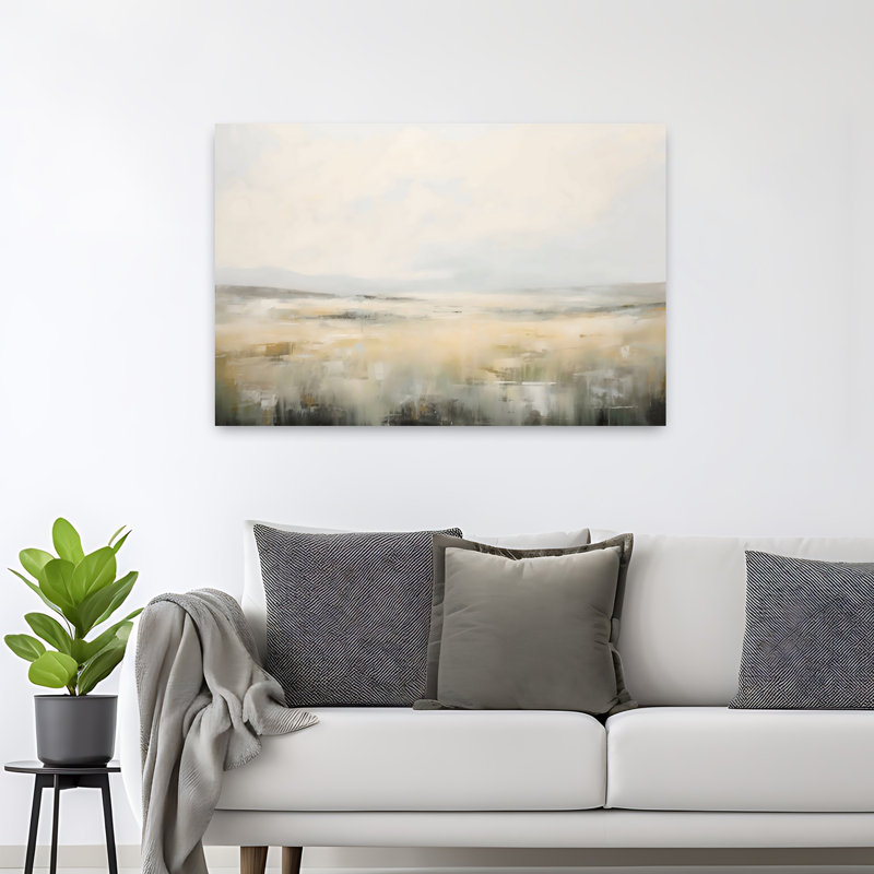 Art contemporain, paysage contemporain, H 32 po x l 48 po