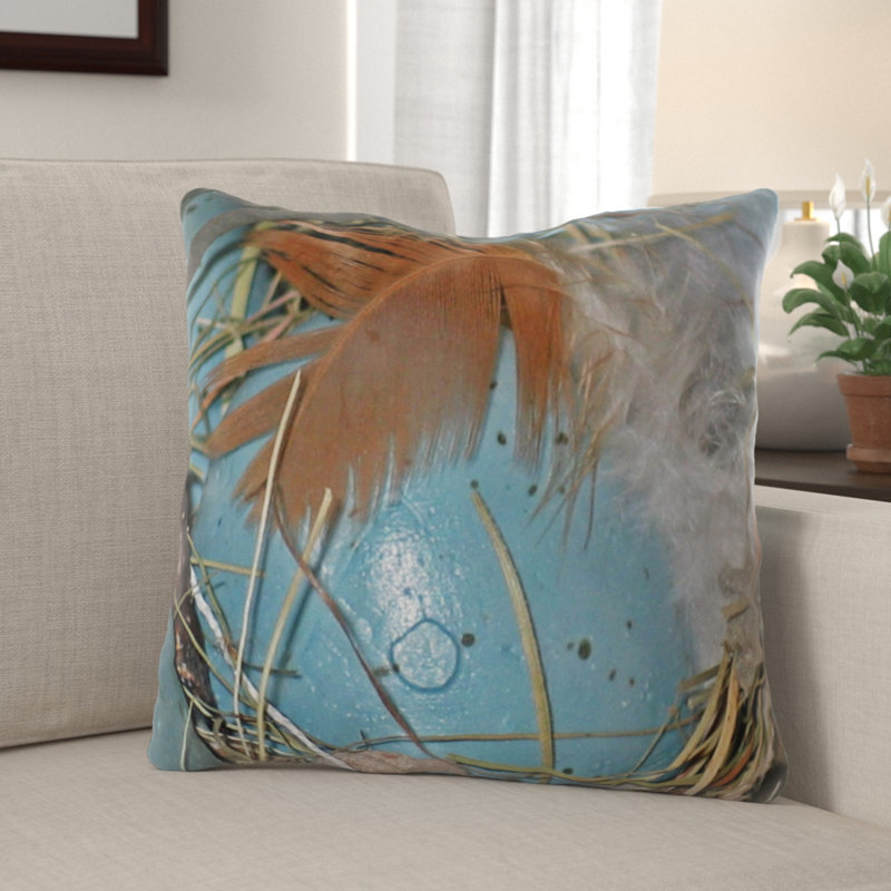 Alondra Outdoor Reversible Throw Pillow, Microsuede, Indoor