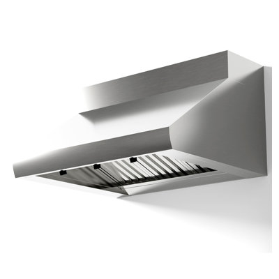 36"" 1200 CFM Ducted Wall Mount Range Hood in Chrome with Nightlight -  XO Appliance, XOGV36S