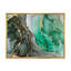 «Turquoise and Grey Luxury Abstract Fluid Art I», reproduction sur toile-67311691-67311695