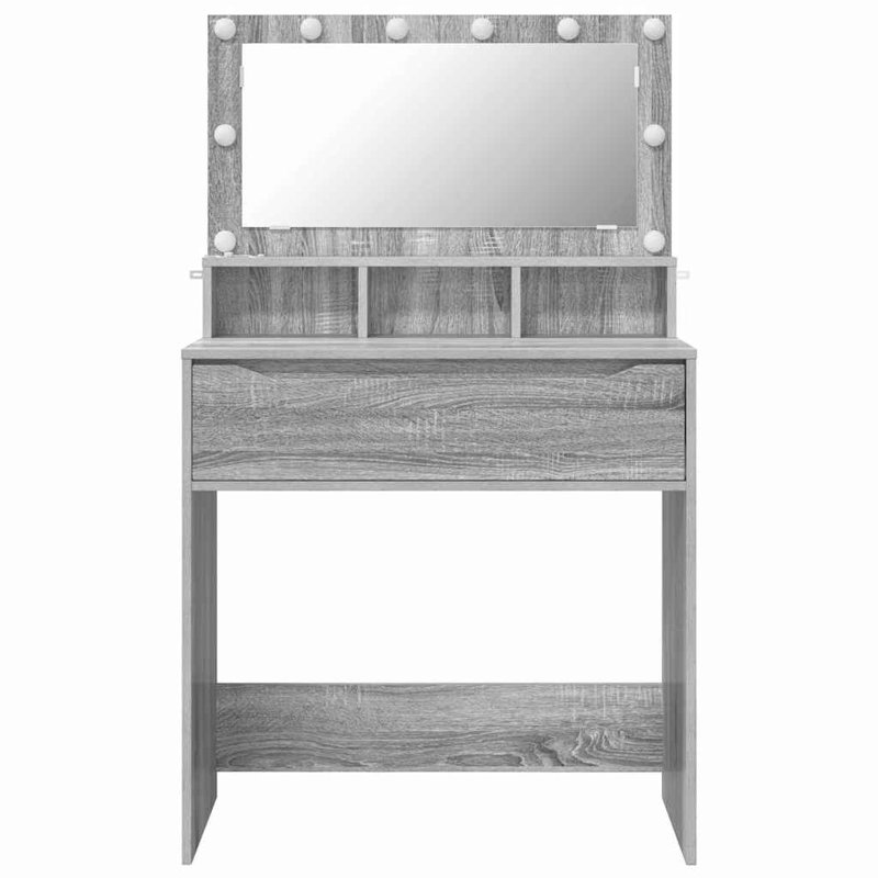 Dressing Table, Grey Sonoma