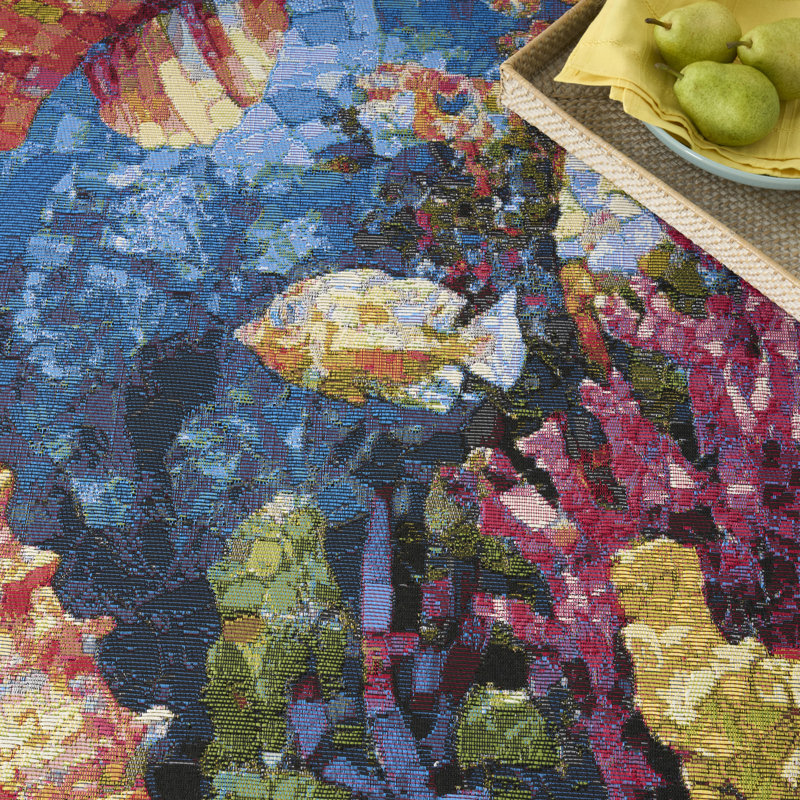 Nourison Color Splash 4' x 6' Multicolor Coastal, Nautical & Beach Rug, Rectangle 4' x 6'