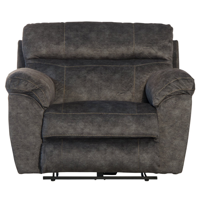 Fauteuil inclinable standard Ameja, 100 % polyester fumée, Non
