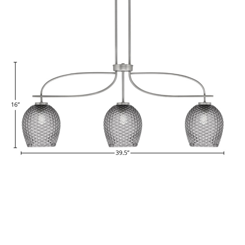 Luminaire suspendu 3 lumières Waldes