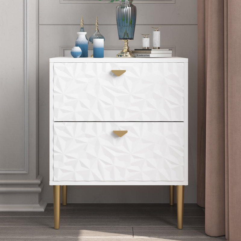 Baity 19.69'' W Nightstand, White