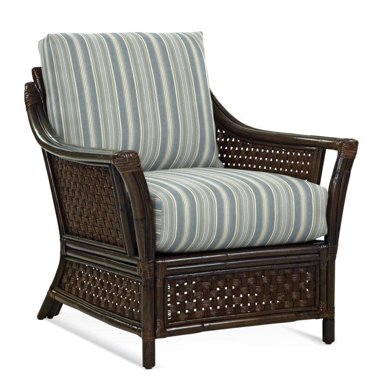 Boca Armchair, Brown Geometric, 0456-33, Coffee