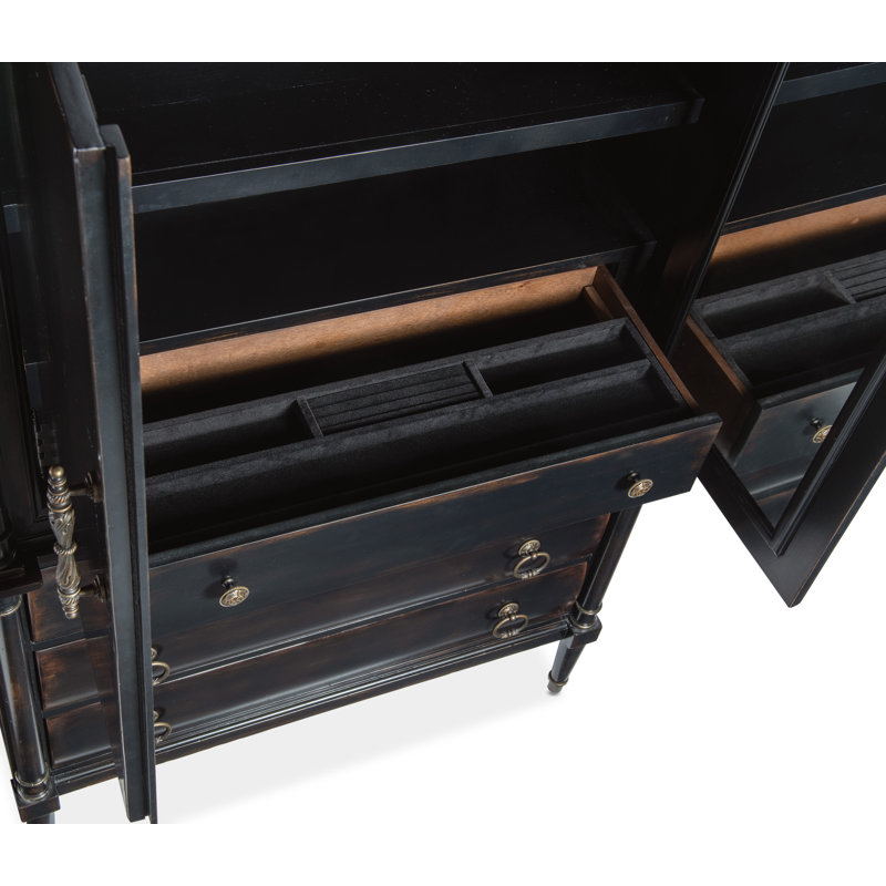 Charleston 2 - Door Solid Wood Armoire