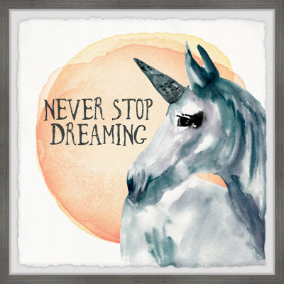Council Never Stop Dreaming 1 Piece Single Picture Frame Painting
