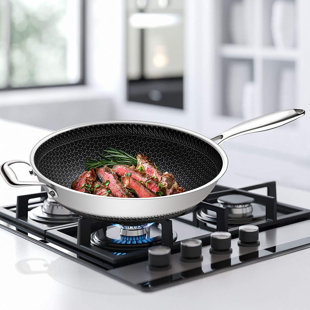 MICHELANGELO 10 Inch Copper Nonstick Frying Pan with Lid, Scratch Resistant  Ceramic Coating, Oven and Dishwasher Safe