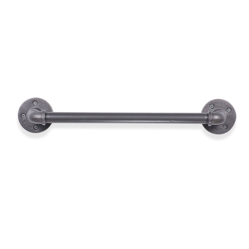 Durable Metal Pipe Hook, 18.5 x 2.8 x 2.8 Inches | 100% Metal Construction | Wall-Mountable Design for Industrial Spaces | Perfect for Organizing & Displaying Items in Style