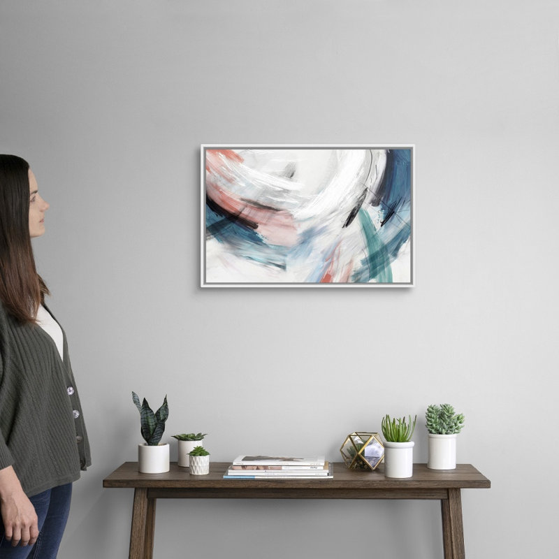 "Nuits blanches I" par PI studio-impression sur toile, Toile blanche encadrée, H 18 po x l 26 po x P 1,75 po