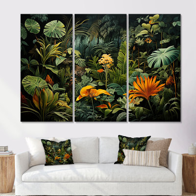 Sons de la jungle I - ensemble d'art mural Jungle