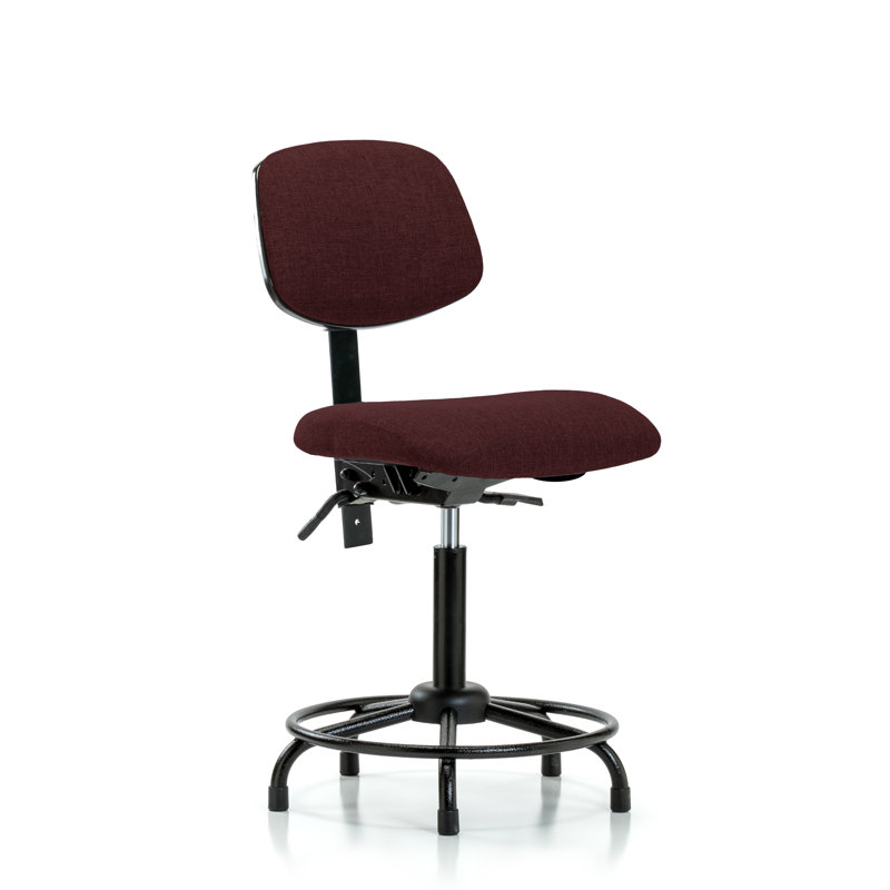 Chaise de dessinateur ergonomique Baines, Bourgogne, Non inclus, Non