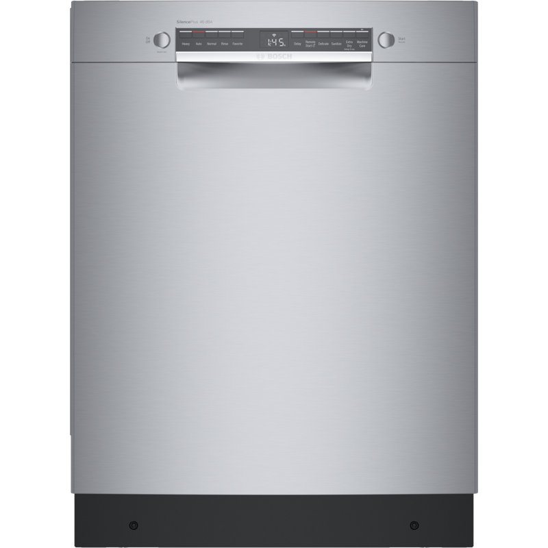 24" Stainless Steel Front Control Smart Built-In Dishwasher