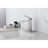 Bathroom Sink Faucet With Single Handle Control And Pop - Up Drain Overflow, Stainless Steel Construction, Brushed Nickel Appearance, Aerators For Smooth Bubbly Output, Rust Proof, Easy To Install