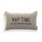 Cotton Blend Reversible Throw Pillow