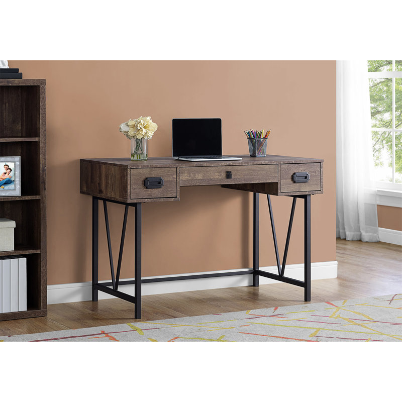 Iske Computer Desk, Brown