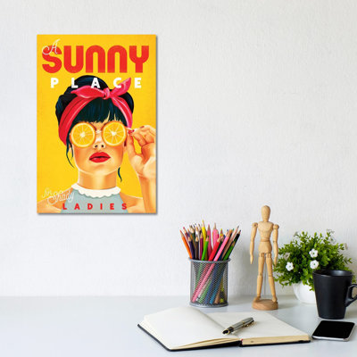 Sunny Shady Lady - Print on Canvas