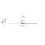 Ventilateur de plafond encastré 48 po 3 pales en bois massif sculpté 6 vitesses CC réversible silencieuse pour l'intérieur avec ensemble d'éclairage à intensité variable et télécommande, grain de bois et blanc-710460086-710460073