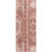 Loreen Geometric Machine Woven Rectangle Polypropylene Indoor / Outdoor Area Rug in Rust Red-1970729310