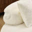 Blanc à 4 places incurvées avec la peau, idéal pour se détendre dans le salon, conception modulaire et coussins, sièges, tailles précises, espace créatif-23341079