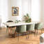 DAK Solid Wood Base Dining Table