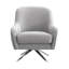 Fauteuil pivotant en velours de 29,5 po de largeur Noho