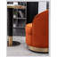 Chaise pivotante en velours Wania-108814682