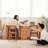 Brown Rectangular Solid Wood desk-233149478