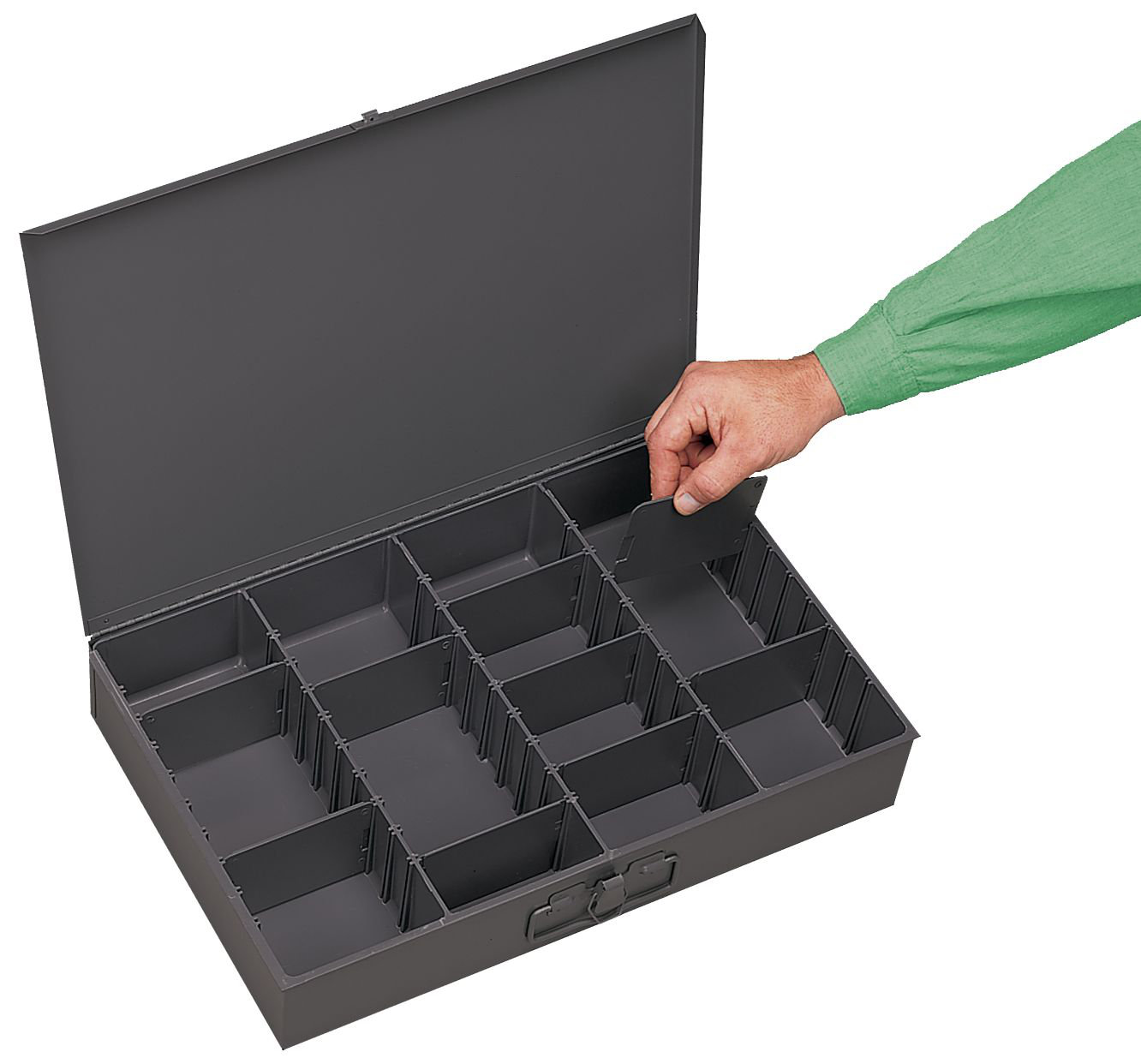 WFX Utility™ Rolled Steel Large Adjustable Compartment Vertical Box ...