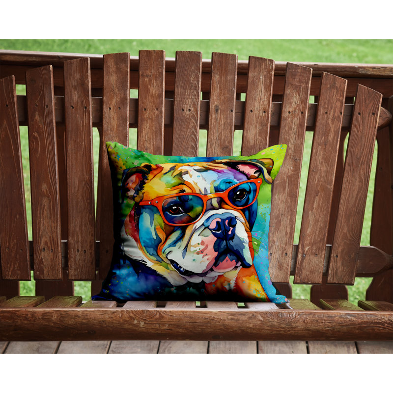  Coussin décoratif intérieur / extérieur en polyester Autre / Sans motif, 14 po x 14 po