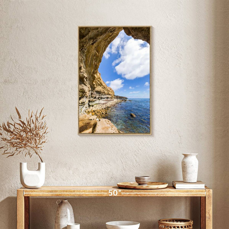 San Diego, San Diego, Cadre flottant en bois naturel, 21 po x 31 po