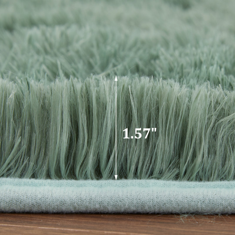 Large Washable Shag Area Rugs Non-Slip Fluffy Shag Plush Fuzzy Shaggy Rug for Living Room, Bedroom, Home Decor