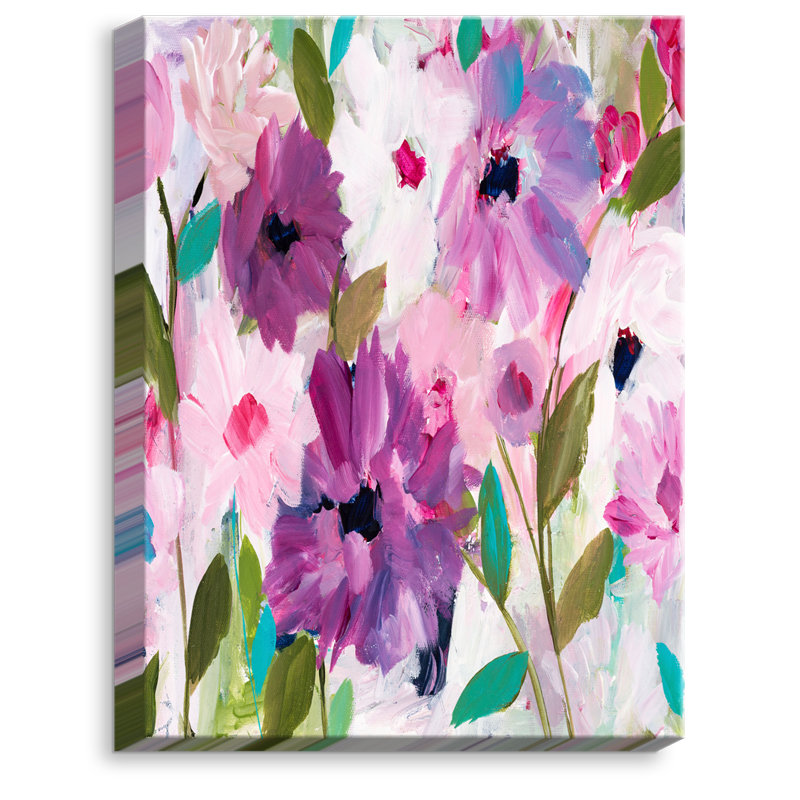 «Blossoming Flowers Framed», reproduction sur toile, H 36 po x l 24 po x P 1,5 po, Toile tendue