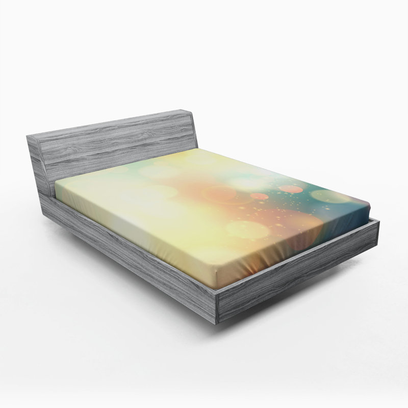 Drap-housse sous mer ocean, Drap-housse de taille double