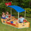 Pirate 199.39cm Novelty Sandbox with Cover