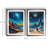 Elegant Decorative Framed MDF Paintings (2 Pieces), 15.0 x 20.9 Inches | 100% MDF (Thickness: 0.1 Inches) with 100% Wooden Frames (Thickness: 0.8 Inches) | Perfect for Living Room, Bedroom & Office Décor, Stylish and Eye-Catching
